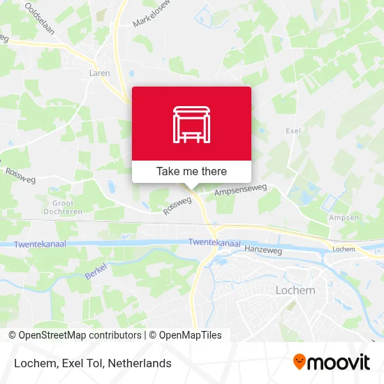 Lochem, Exel Tol map