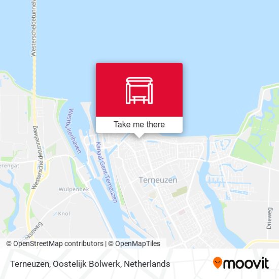 Terneuzen, Oostelijk Bolwerk Karte