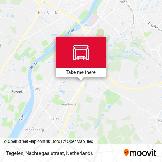 Tegelen, Nachtegaalstraat map