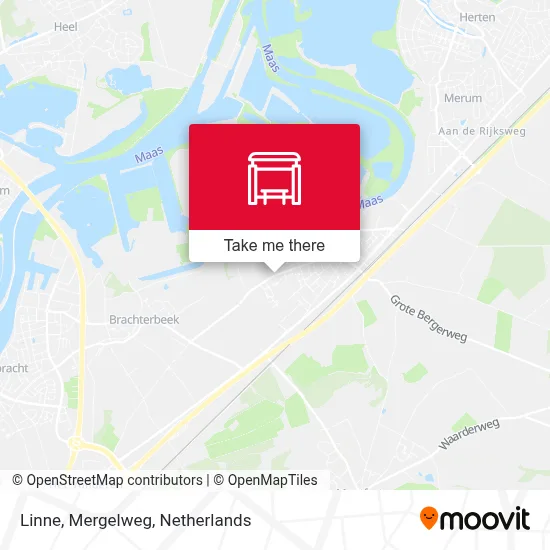 Linne, Mergelweg map