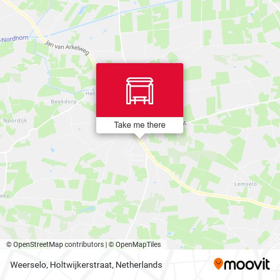 Weerselo, Holtwijkerstraat map
