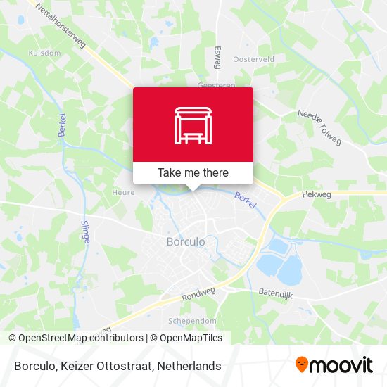 Borculo, Keizer Ottostraat map