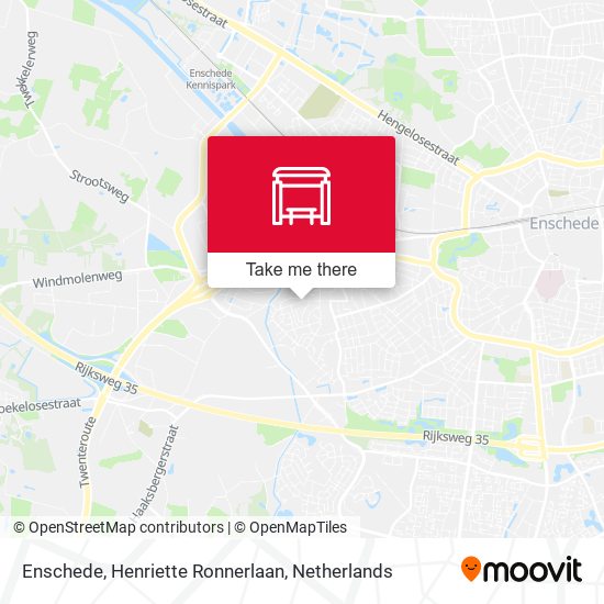 Enschede, Henriette Ronnerlaan map