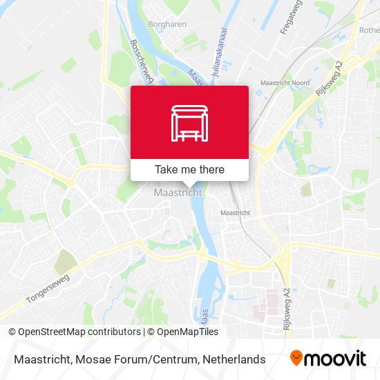 Maastricht, Mosae Forum / Centrum map