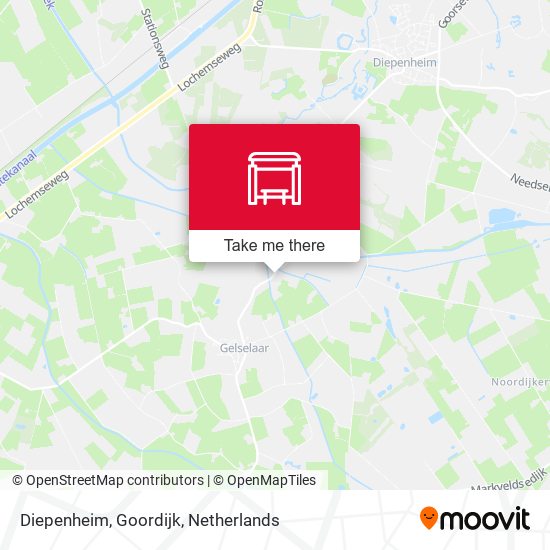 Diepenheim, Goordijk map