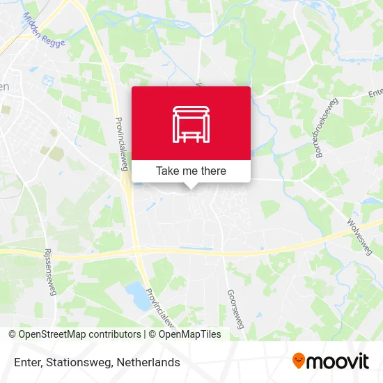 Enter, Stationsweg Karte