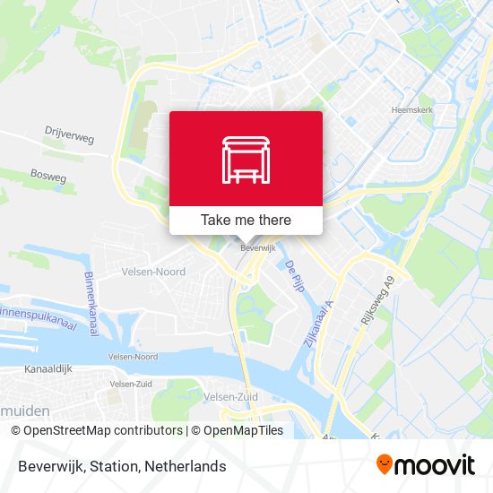 Beverwijk, Station Karte