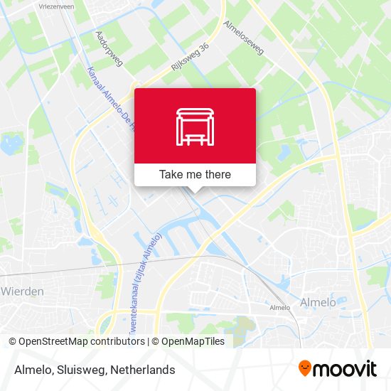 Almelo, Sluisweg map