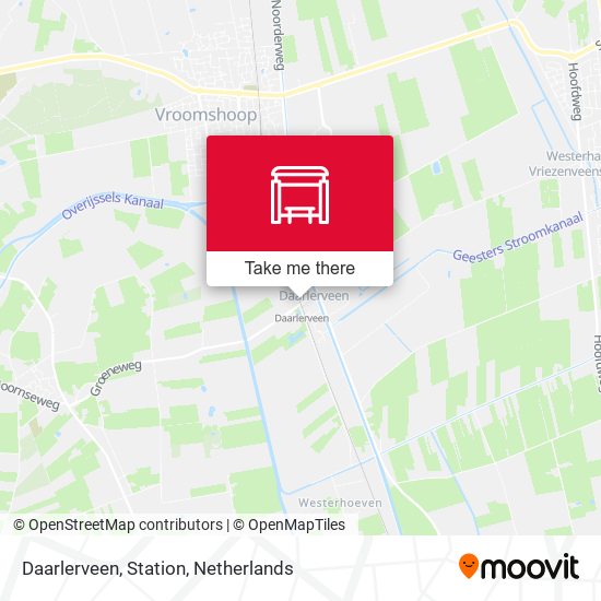 Daarlerveen, Station map
