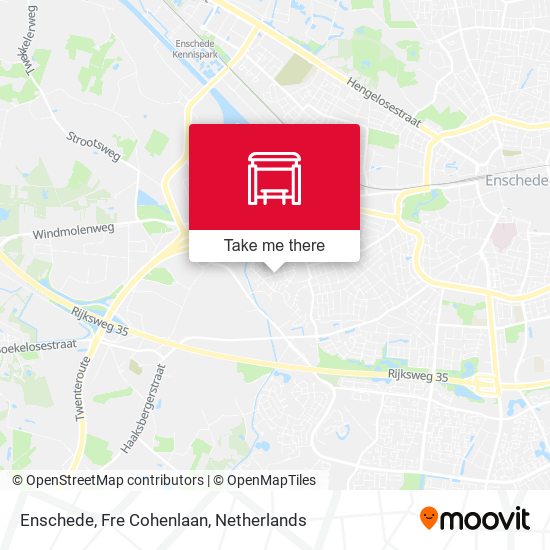 Enschede, Fre Cohenlaan map