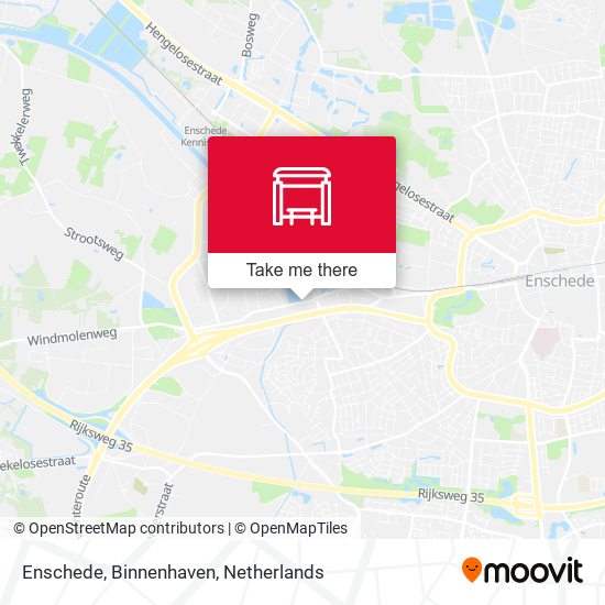 Enschede, Binnenhaven map