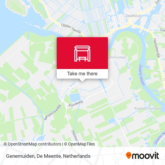 Genemuiden, De Meente map