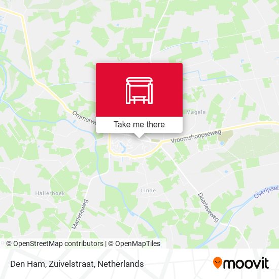 Den Ham, Zuivelstraat map