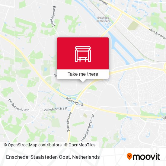 Enschede, Staalsteden Oost map