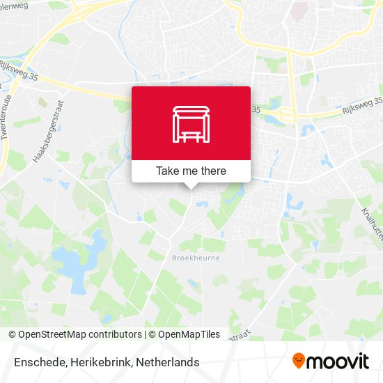 Enschede, Herikebrink map