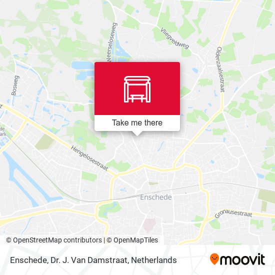 Enschede, Dr. J. Van Damstraat map