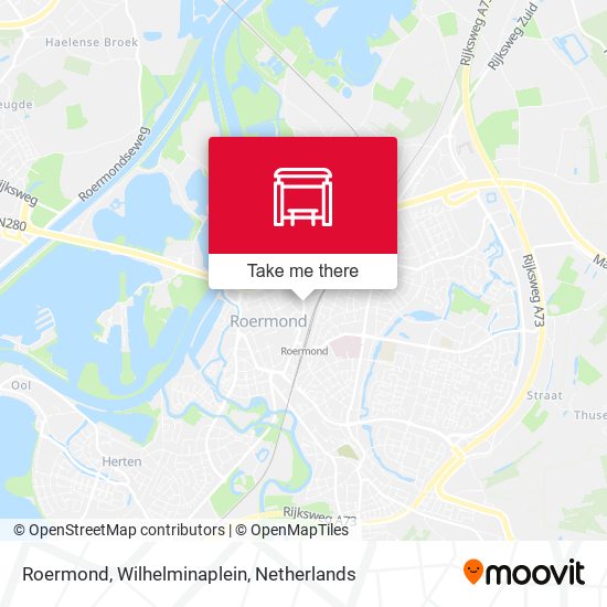 Roermond, Wilhelminaplein map