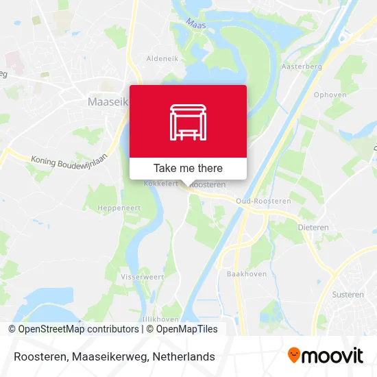 Roosteren, Maaseikerweg map