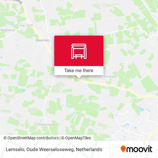 Lemselo, Oude Weerseloseweg Karte