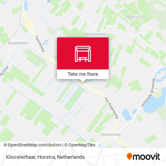 Kloosterhaar, Horstra map