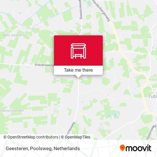 Geesteren, Poolsweg map