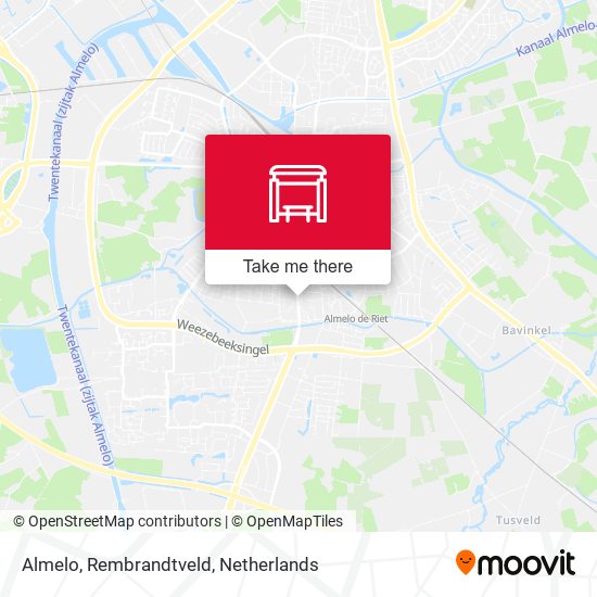 Almelo, Rembrandtveld Karte