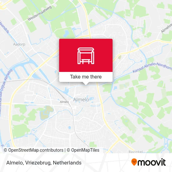 Almelo, Vriezebrug map