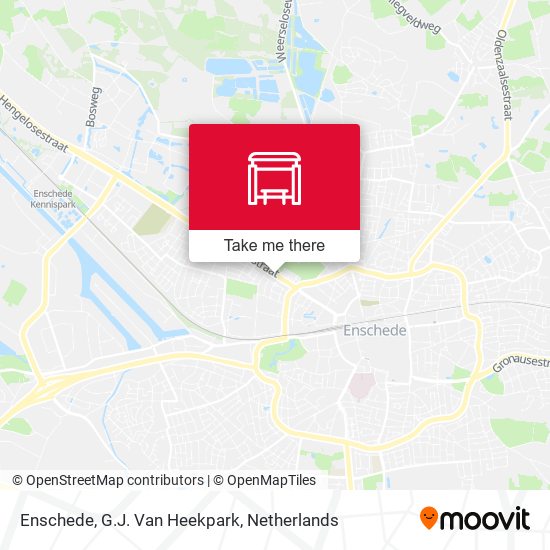 Enschede, G.J. Van Heekpark map