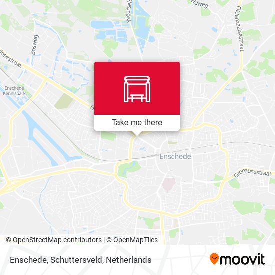 Enschede, Schuttersveld map