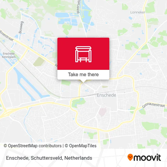 Enschede, Schuttersveld map