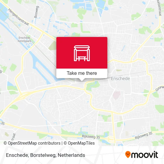 Enschede, Borstelweg map