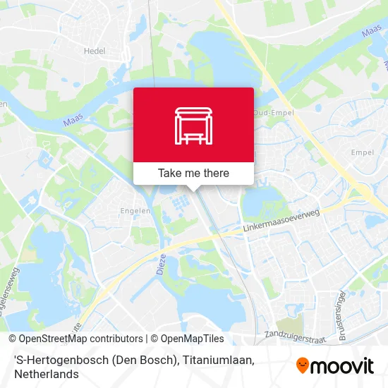 'S-Hertogenbosch (Den Bosch), Titaniumlaan map