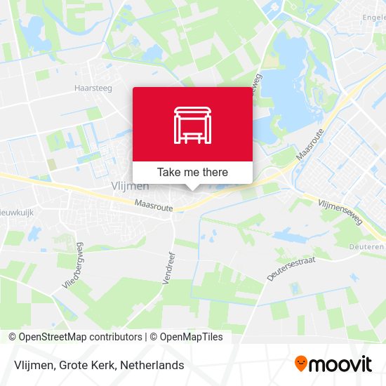 Vlijmen, Grote Kerk map