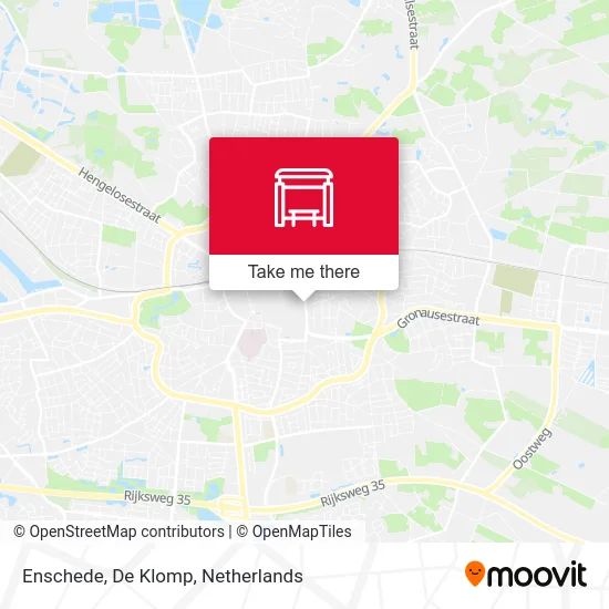 Enschede, De Klomp map