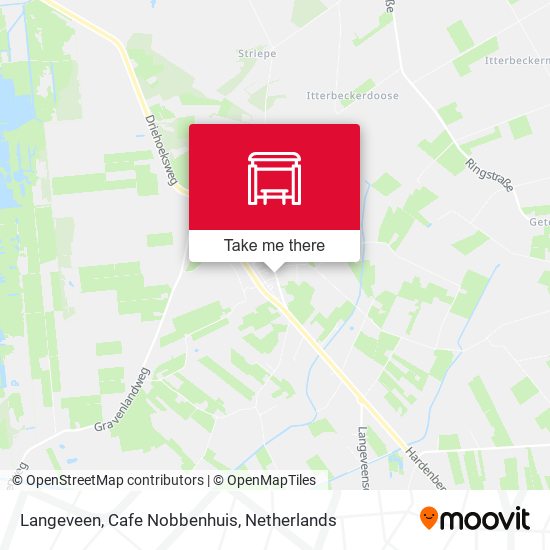Langeveen, Cafe Nobbenhuis map
