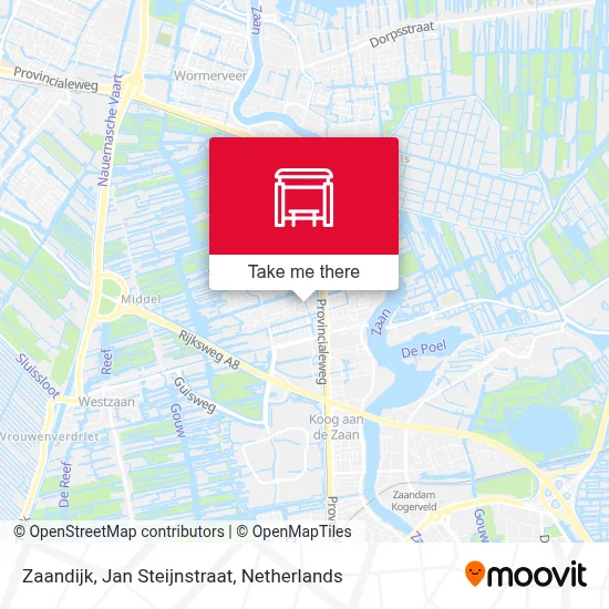 Zaandijk, Jan Steijnstraat map