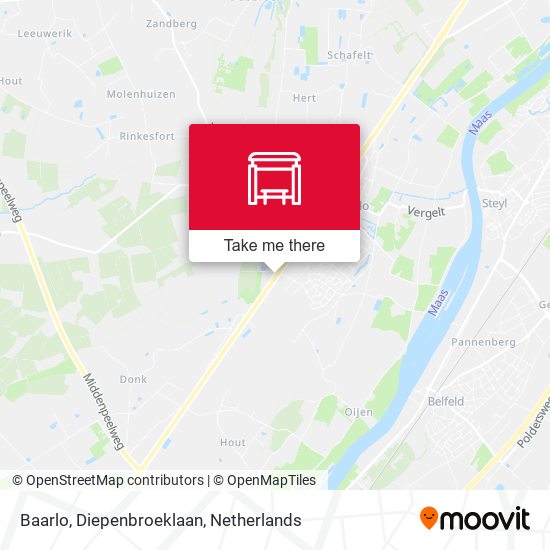 Baarlo, Diepenbroeklaan map
