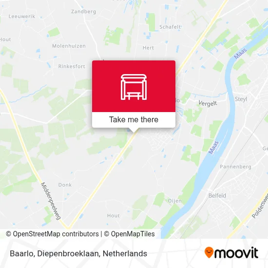 Baarlo, Diepenbroeklaan map