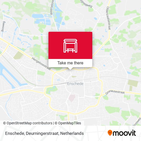 Enschede, Deurningerstraat map