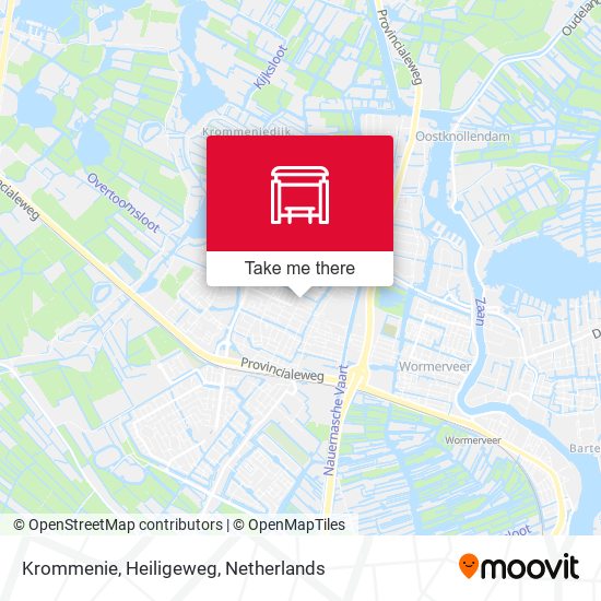 Krommenie, Heiligeweg map