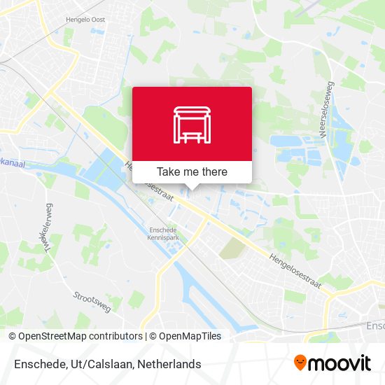 Enschede, Ut/Calslaan map