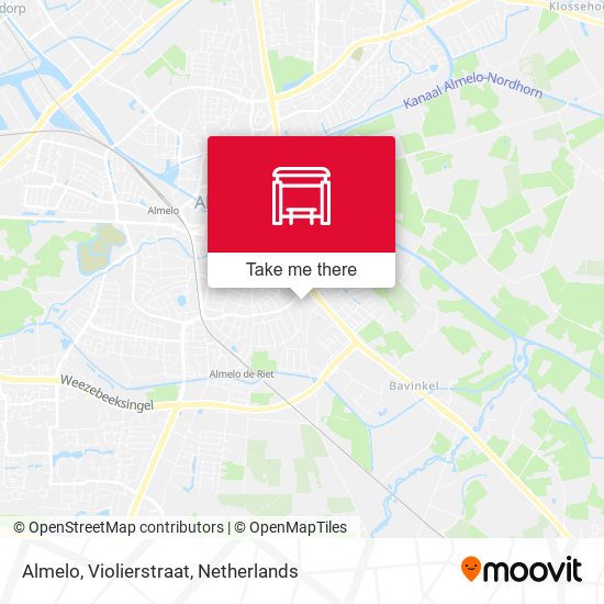 Almelo, Violierstraat map