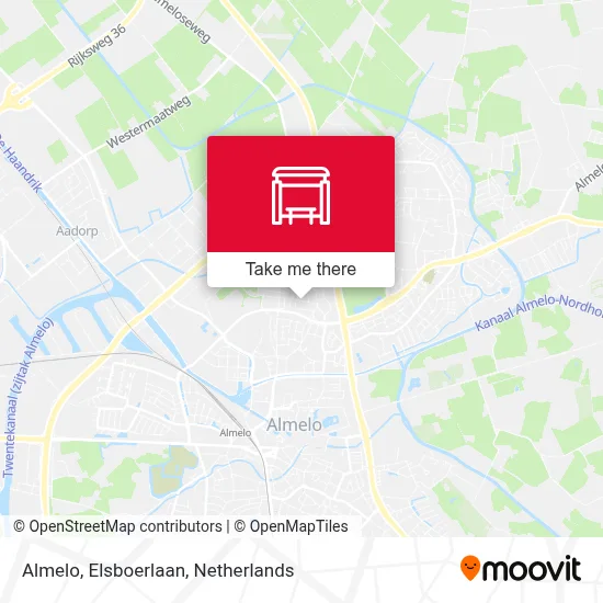 Almelo, Elsboerlaan map