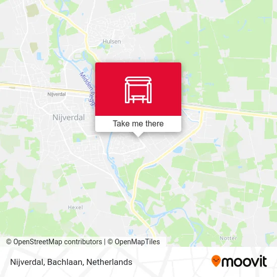Nijverdal, Bachlaan map