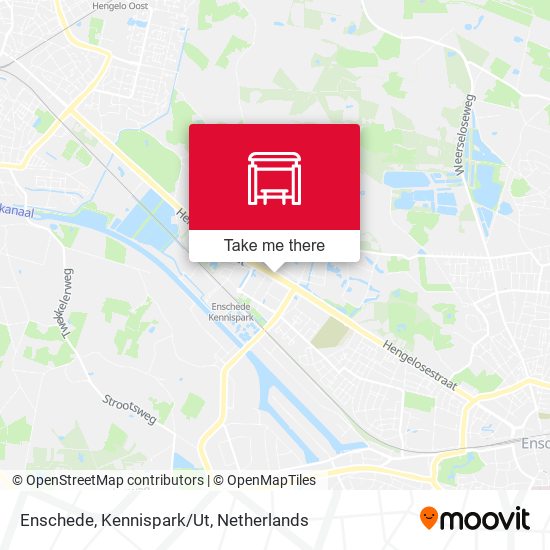Enschede, Kennispark/Ut map
