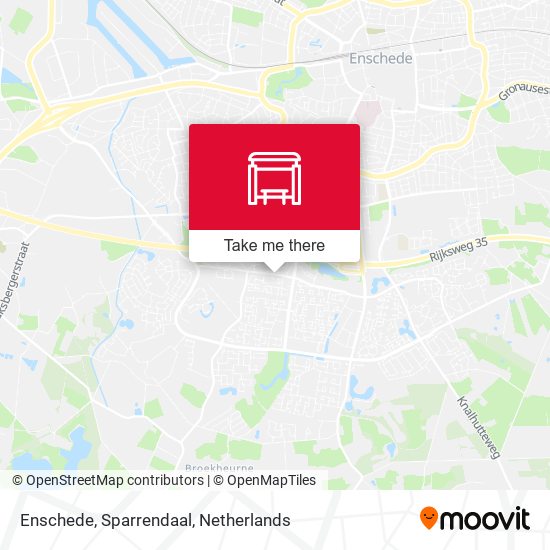 Enschede, Sparrendaal map