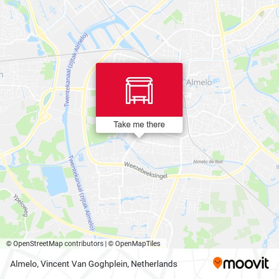 Almelo, Vincent Van Goghplein map