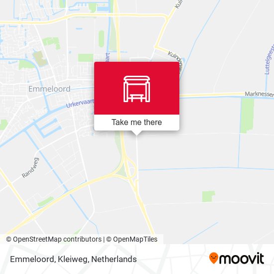 Emmeloord, Kleiweg map