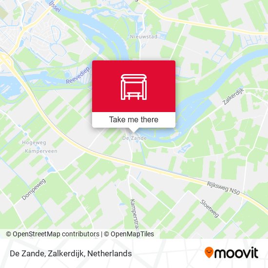 De Zande, Zalkerdijk map