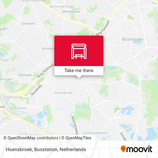 Hoensbroek, Busstation map